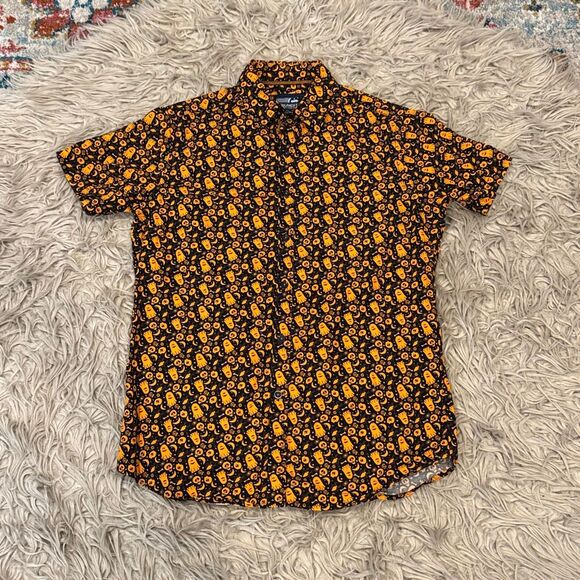 Monument Other - Monument Halloween Mens Small Spooky Button Up Shirt